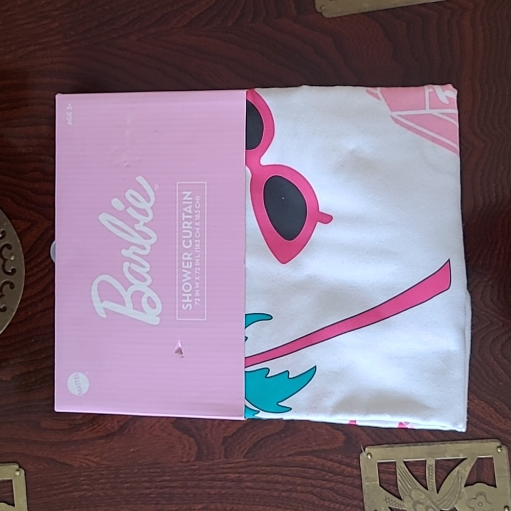Barbie Fabric Shower Curtain